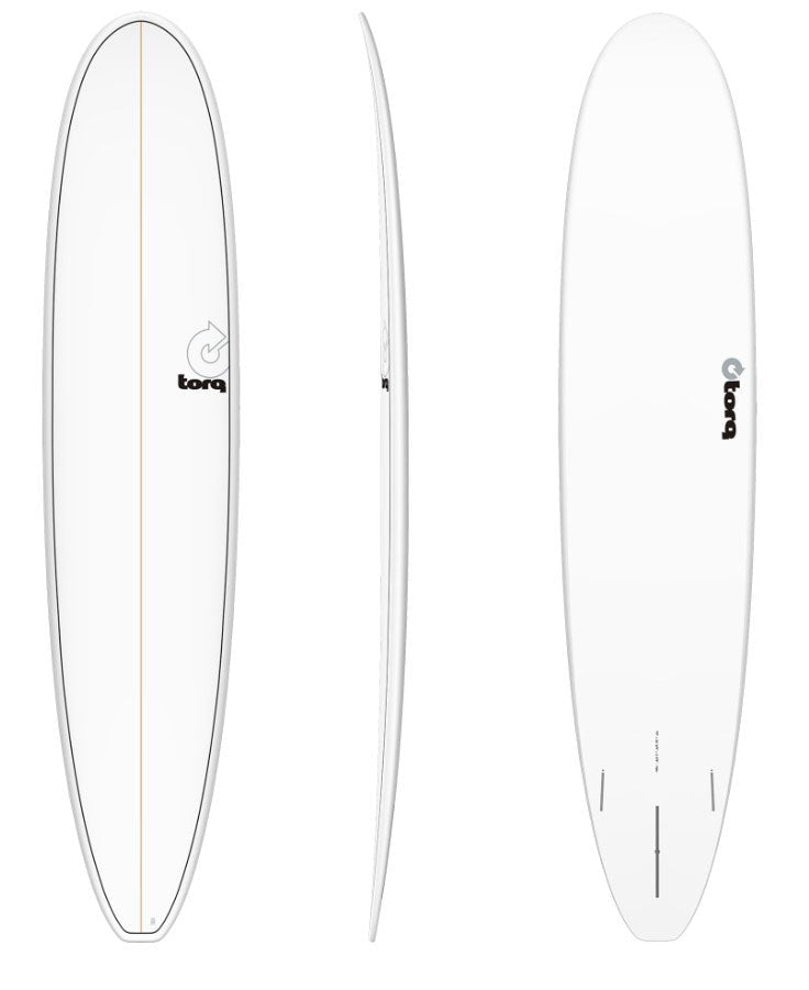 Torq 9'1 Longboard White Surfboard | Rider Shack