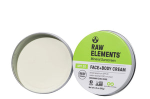 Raw Elements Face + Body Tin SPF 30 Sunscreen *Plastic Free
