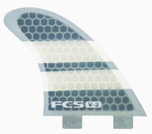 FCS V2 PC Thruster Surfboard Fin Set