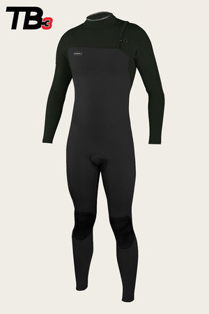 O'Neill Mens Hyperfreak 3/2mm Zip Free Wetsuit