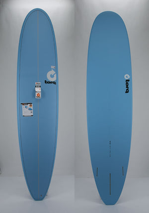 Torq 8'6 Longboard Surfboard in Blue Pinline Colorway