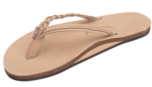 Rainbow Flirty Braidy Womens Premier Leather Sandals