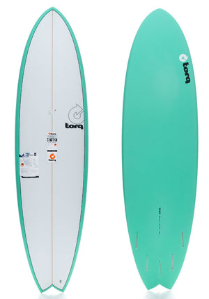 Torq 6'10 Fish Seagreen Surfboard