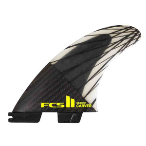 FCS II Carver PC Carbon Large Thruster Surfboard Fins