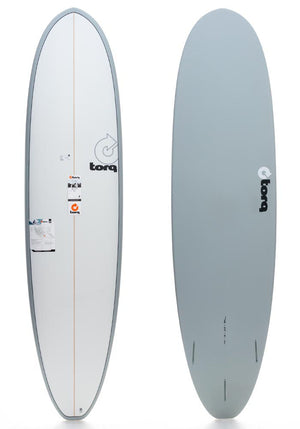 Torq 7'4 Fun Pinline Grey/White Surfboard