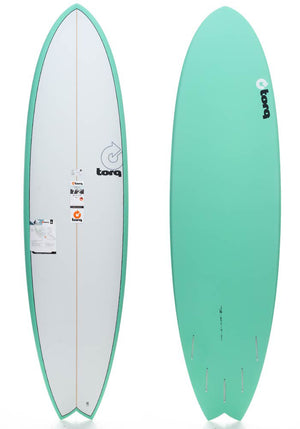 Torq 7'2 Fish Pinline Sea Green Surfboard
