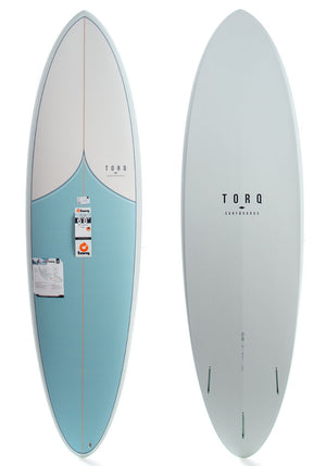 Torq 6'8 Blue Vortex Fun Pinline Surfboard