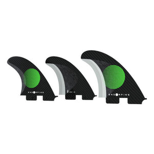 Firewire Endorfins KS1 Thruster Small 2 Tab Surfboard Fin Set