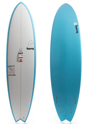 Torq 7'2 Fish Miami Blue Surfboard