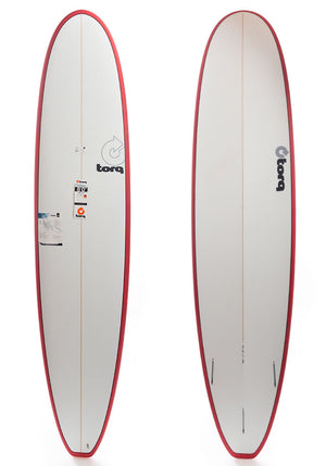 Torq 8'0 Pinline Red Rail Longboard Surfboard