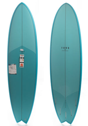 Torq 6'10 Fish Turquoise Surfboard