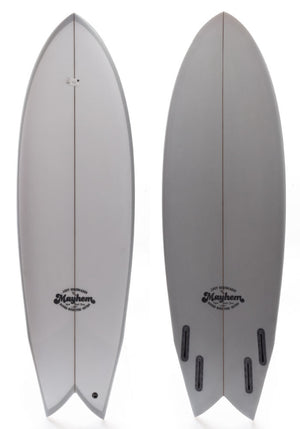 Lost 5'8 Round Nose Fish Retro with Resin Tint Surfboard