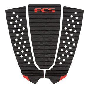 FCS Filipe Toledo Tread-Lite Surfboard Traction Pad Black/Red