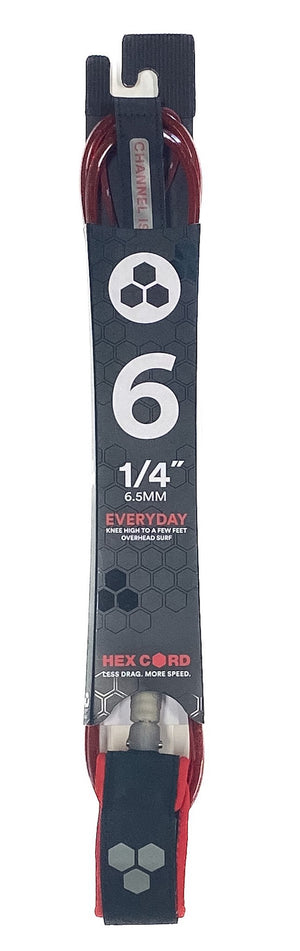 Channel Islands 6'0 Hex Standard Surfboard Leash