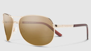 Suncloud Aviator Gold/Polar Gray Green Sunglasses