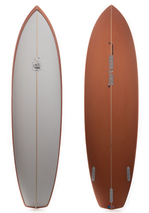 Anderson 7'2 Stoker V Machine "Crystal Ship" Surfboard