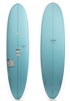 Torq 7'4 V+ Baby Blue Funboard Surfboard