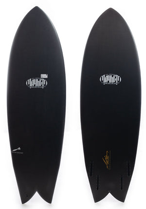 Lost 5'8 Round Nose Fish Retro Double Dart Surfboard