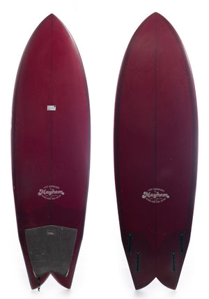 Used Lost 6'2 Round Nose Fish Retro Surfboard