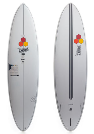Torq 6'8 Channel Islands M23 Surfboard White + Pinline