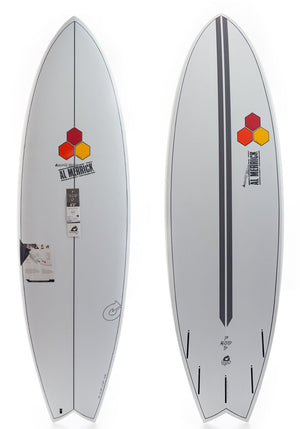 Torq 6'2 Channel Islands Pod Mod White Surfboard