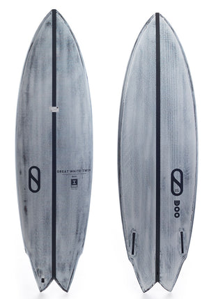 Firewire 5'7 Great White Twin Surfboard