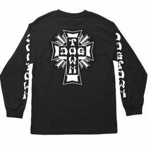 Dogtown Cross Logo L/S Mens T-Shirt