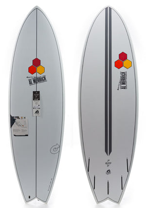 Torq 5'10 Channel Islands Pod Mod White Surfboard