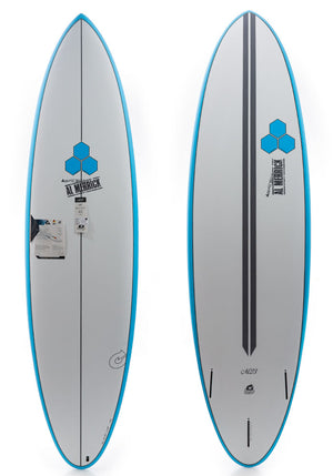 Torq 6'8 Channel Islands M23 Surfboard Blue + Pinline
