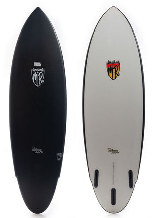 Lost 5'9 CA Twin Pin Surfboard Black Sheep EPS