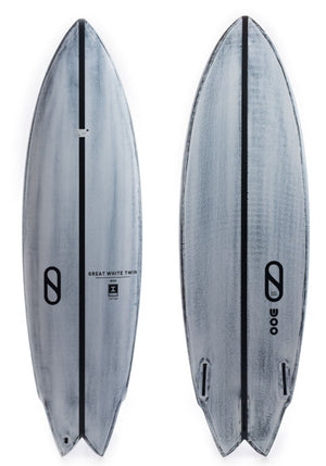 Firewire 6'0 Great White Twin Shortboard Surfboard