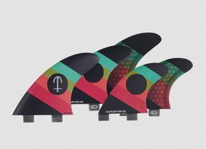 Captain Fin Co. CF Series TT 5-Fin Large Fin Set