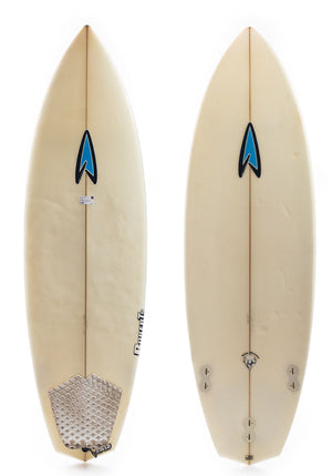 Used 5'6 Roberts White Diamond Shortboard Surfboard