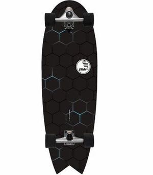 Slide 33" Swallow Honeycomb Surfskate Skateboard Complete
