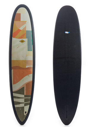 Used 8'0 Almond Surfboard Foamboard