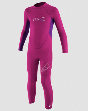 O'neill Toddler Girls Reactor-2 2mm Back Zip Spring Suit