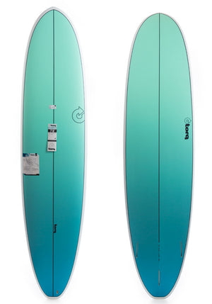 Torq 7'8 V+ Seagreen Fade Funboard Surfboard