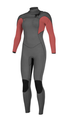 O'Neill Women's Ninja 4/3mm Chest Zip Wetsuit