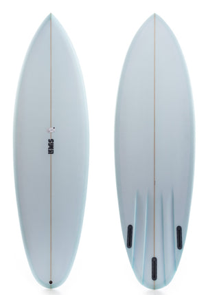 Lewis 6'2 Robber Mini Mid Future Twin + 1 Surfboard