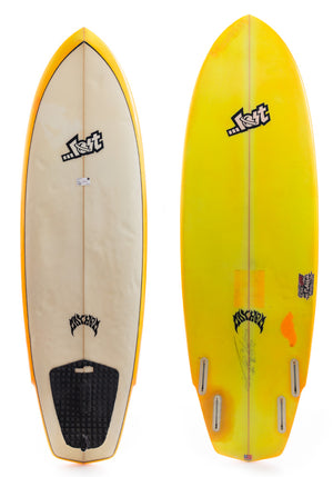 Used Lost Uber Plank 6'0 Future Quad Fin Surfboard