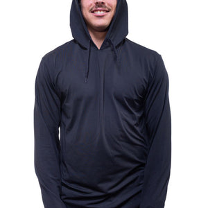 Rider Shack Cumulus Men's Hooded Longsleeve UPF 50+ Tee