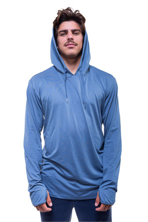 Rider Shack Cumulus Men's Hooded Longsleeve UPF 50+ Tee