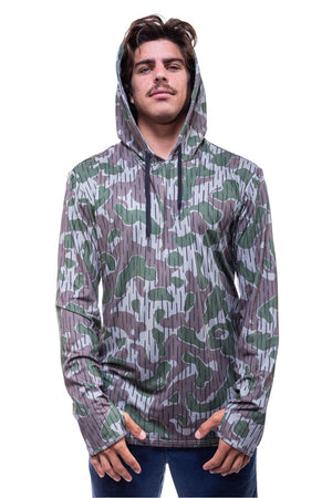 Rider Shack Cumulus Men's Hooded Longsleeve UPF 50+ Tee