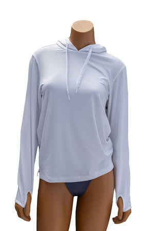 Rider Shack Cumulus Women's Hooded Longsleeve UPF 50+ Tee