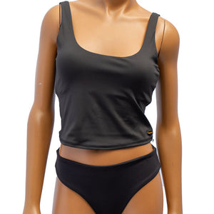 Rider Shack Womens Cropped Tank Sports Bra