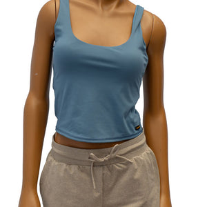 Rider Shack Womens Cropped Tank Sports Bra