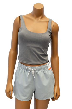 Rider Shack Womens Cropped Tank Sports Bra