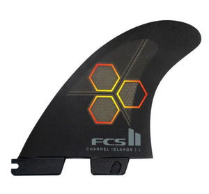 FCS II CI Upright Medium Tri/Quad Surfboard Fins