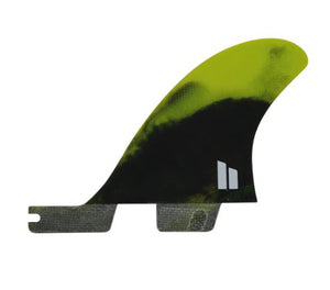 FCS MR Twin + Stabilizer Cyber Lime/Black Surfboard Fins