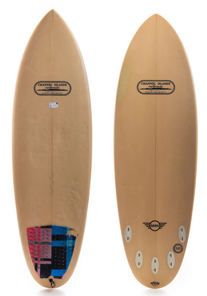 Used Channel Islands 5'7 Mini Surfboard FCS